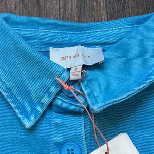 Skies are Blue Blue Denim Button Up thumbnail 2