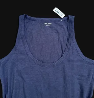 Old Navy Dark Blue Scoop Neck Tank Top thumbnail 3