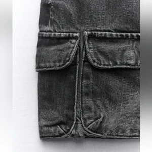 ZARA Denim Cargo Skirt TRF thumbnail 8