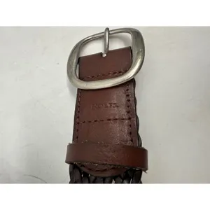 Rolfs Braided Belt Womens‎ Large Brown Faux Leather Woven Boho Classic Casual thumbnail 4