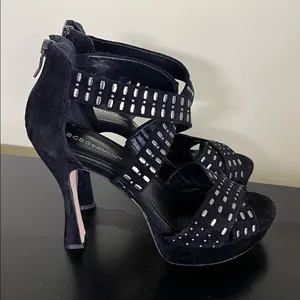 BCBGeneration studded stiletto sandals with platform soles and ankle zippers thumbnail 9