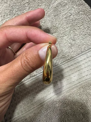 Chunky hoops Gold thumbnail 4