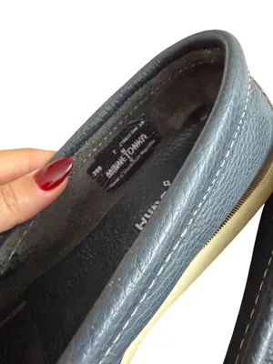 MINNETONKA Blue Leather Loafers Size US 7 thumbnail 5