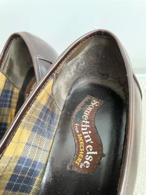 VTG Y2K Somethin Else By Skechers Chunky Brown Loafers Librarian Academia thumbnail 7