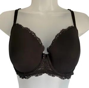 Victoria's Secret Bra Dream Angels Demi Black 36D Lace Whimsygoth thumbnail 1