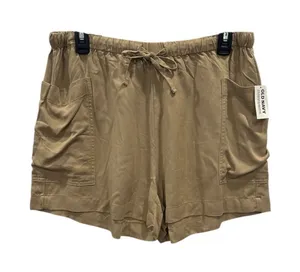 Old Navy High Waisted Playa Shorts NEW Shore Enough Medium Tan 692778 thumbnail 1