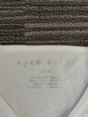 Eye Candy White Longsleeve With Buttons thumbnail 2