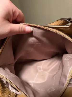 Anne Klein Soho satchel faux leather with animal print scarf and crossbody strap thumbnail 9