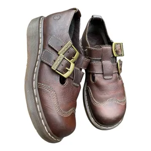 Vintage Brown Dr. Martens CATY 8065 style Mary Jane Buckle Strap Fisherman US 8 thumbnail 2