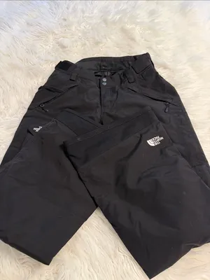 The North Face Black Ski Snow Pants size SP inseam 30” lots of pockets thumbnail 11