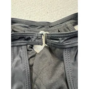 Womens Black High Neck Halter Tankini Top‎ Keyhole Cutout Detail Padded SZ Small thumbnail 5