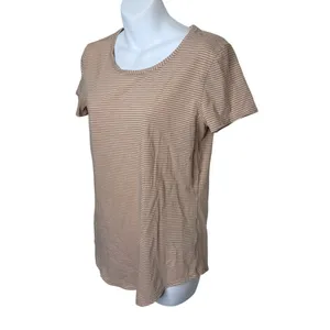 Lululemon love crew striped short sleeve tee shirt size Medium? see measurement thumbnail 2