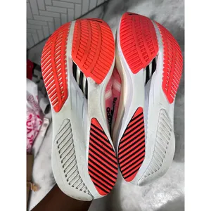 Adidas Adizero Boston 10 Women’s 9.5 White Black Solar Red Running Shoes FY4087 thumbnail 7
