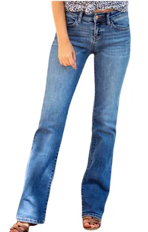 Judy Blue Boot Cut medium wash jeans, 10" rise, size 30 (11) thumbnail 1