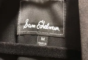 Sam Edelman satin robe in black thumbnail 4