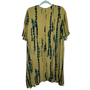 Women's Tie Dye Open Front Duster Kimono Cardigan Lightweight Boho oversized‎ thumbnail 3