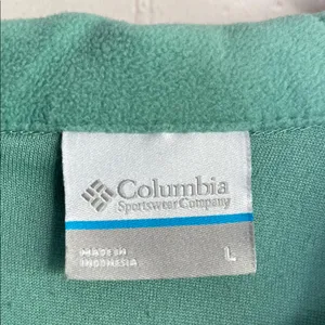 Columbia Women's Aqua and Teal Fleece Pullover Sweatshirt Size Large‎ thumbnail 2