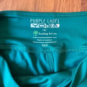 Purple Label by Healing Hands Yoga Scrub Pants Hunter Green XXS thumbnail 4