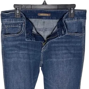 SHYANNE Women’s Tess Mid Rise Trouser Jean Washed Indigo Blue thumbnail 5