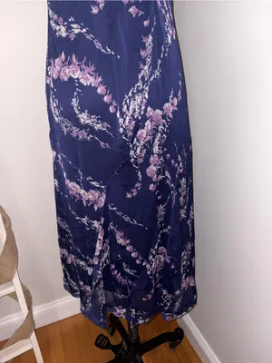 Free People Navy Combo Cannaday Maxi Dress Size Small thumbnail 7
