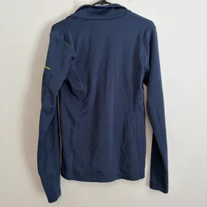 University Of Michigan Columbia Grid Fleece Pullover Medium Navy Yellow Athletic thumbnail 4