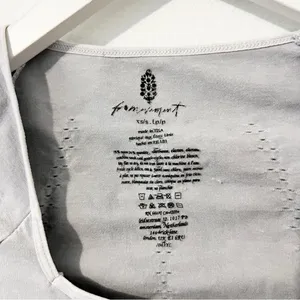 Free People Good Karma Long Sleeve Jumpsuit Grey XS/S thumbnail 6