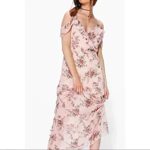 ✨Tall Annia Printed Cold Shoulder Maxi Dress✨ thumbnail 3