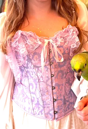 Pink and Purple Corset thumbnail 1