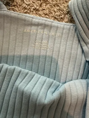 American Eagle Blue Crop Top thumbnail 2