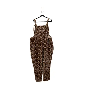 Lucy & Yak Leopard Corduroy Dungarees US 20R thumbnail 3
