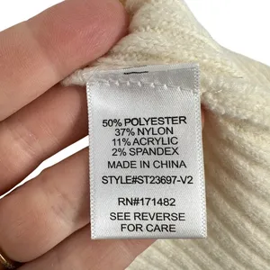Sincerely Jules Cream Ribbed Ladylike Quiet Luxury Button Front Cardigan‎ thumbnail 5