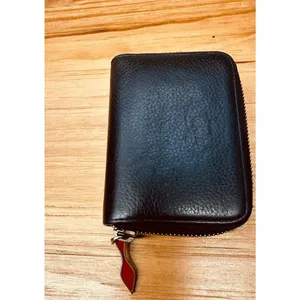 Christian Louboutin‎ Panettone Spikes Coin Zip Around Wallet In Black Pre-owned thumbnail 11