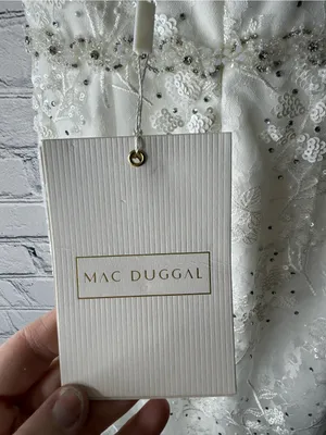 NWT Mac Duggal white lace thumbnail 10
