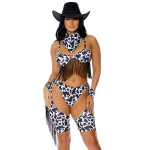 NEW Forplay Buck Wild West Cowgirl Costume Size Small Medium thumbnail 4