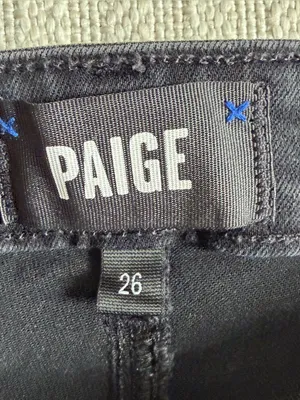 Paige Hoxton Ankle Jeans in Magical Night Black Skinny Jeans Size 26 thumbnail 6