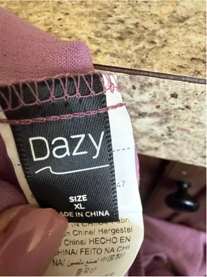 Women's Dazy Purple Wide Leg Pants XL thumbnail 7