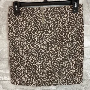 Free People Modern Femme Novelty Cheetah Print Skirt thumbnail 5