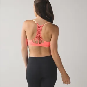 Lululemon True Self Bra Grapefruit Peach Fuzz Size 6 Coral Sports Bra thumbnail 2