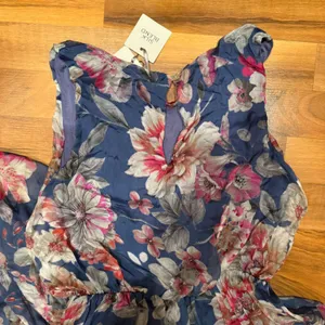 LARA G‎ women’s floral silk blend dress light weight NWT medium wedding thumbnail 4