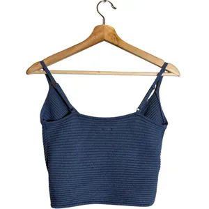 Aerie Cross Front Sweater Tank Top Women's Medium Marbled Blue Summer Going Out thumbnail 4