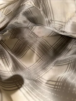 London Fog Tan & Cream Striped Structured Tote thumbnail 4
