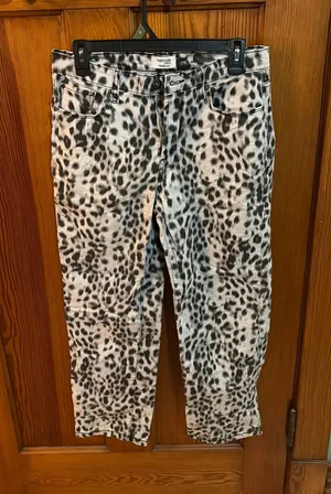 Kensie Leopard jeans thumbnail 1