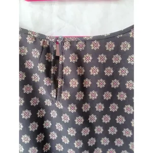 XL Black Boho Style Top 3/4 Sleeves Ann Taylor thumbnail 2