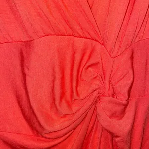 Forever 21 Coral Ruched Mini Dress Deep V Neck Sleeveless Cocktail Party thumbnail 12
