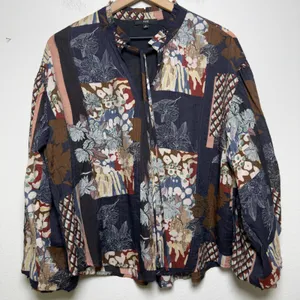 Fate Anthropologie‎ Women Cotton Boho Top Small Patchwork Western Prairie thumbnail 1