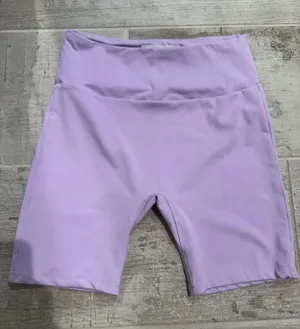 Rivir High-Waist Lavender Bike Shorts Size S thumbnail 1