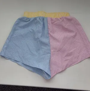 striped shein shorts thumbnail 2