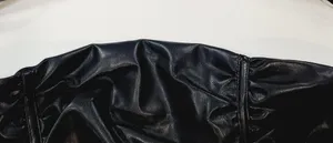 Superdown Lily Ruched Mini Dress in Black XS thumbnail 13