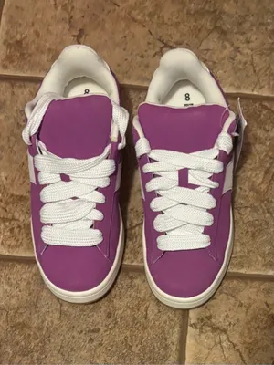 NWT No Boundaries Women's Chunky Lace-Up Skate Sneakers sz 7 thumbnail 2