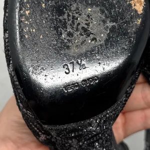 Dolce & Gabbana Vintage Y2K Embroidered Glitter Mary Jane Ankle Strap Heels 37.5 thumbnail 11